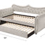 Adkins - Twin Daybed With Trundle - Beige