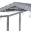 Loft House Bed With Ladder And Slide, With board And Light Strip On The Roof