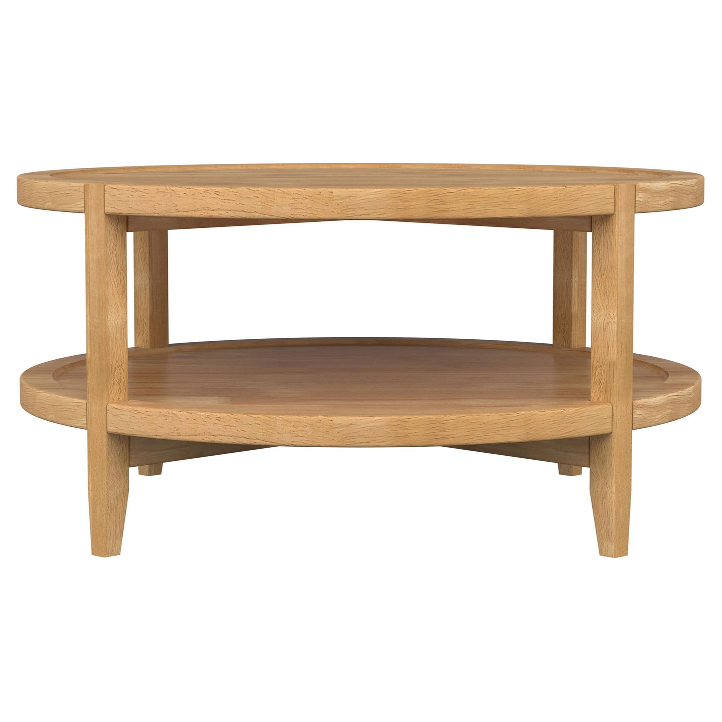 Isbell - Round Table With Storage Shelf
