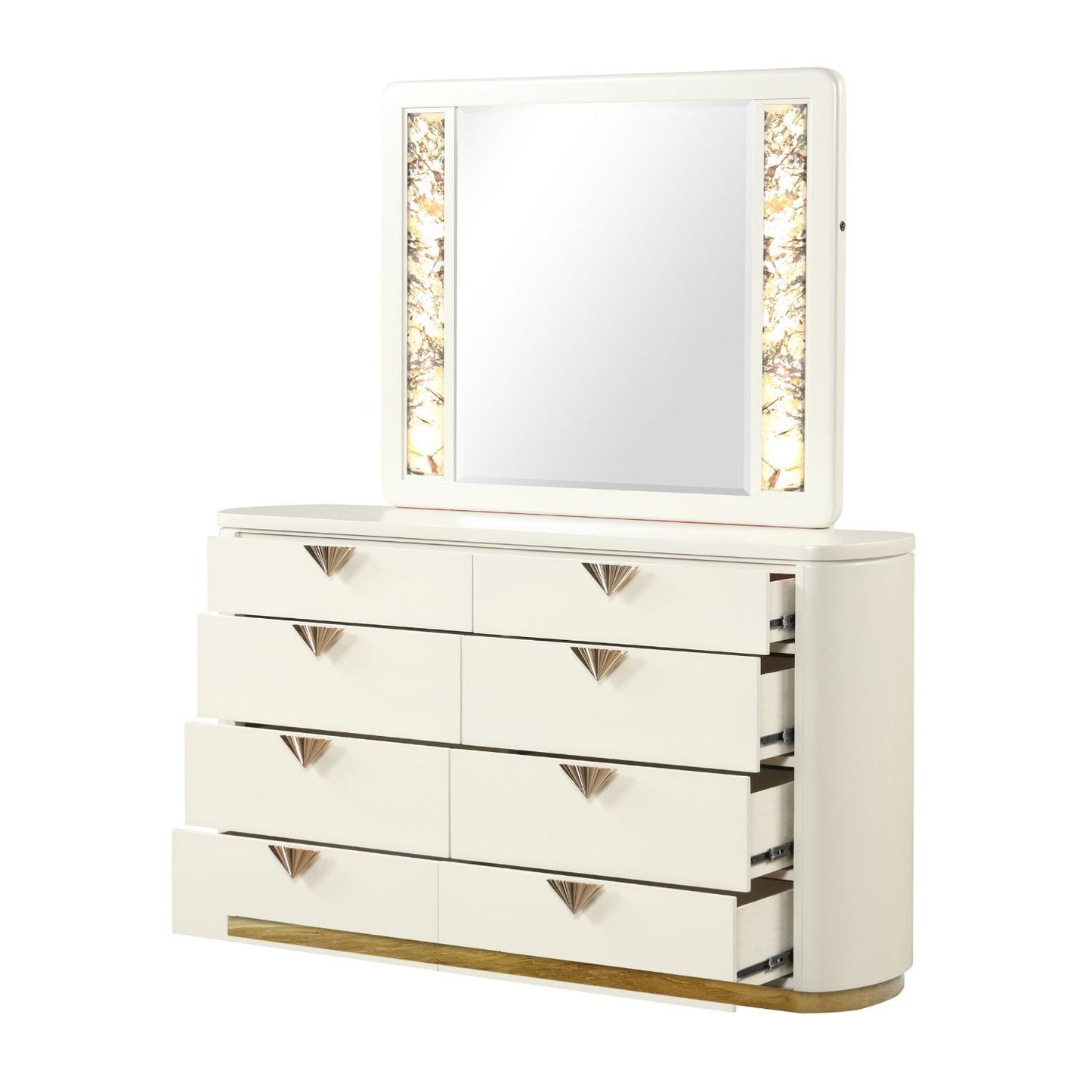 La Pierre - 6 Drawer Dresser - Beige