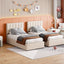 Upholstered Platform Bed With A Hydraulic Storage System