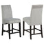 Upholstered Counter Stools (Set of 2) - Gray