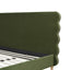 Stockholm - Modern Wavy Headboard Platform Bed