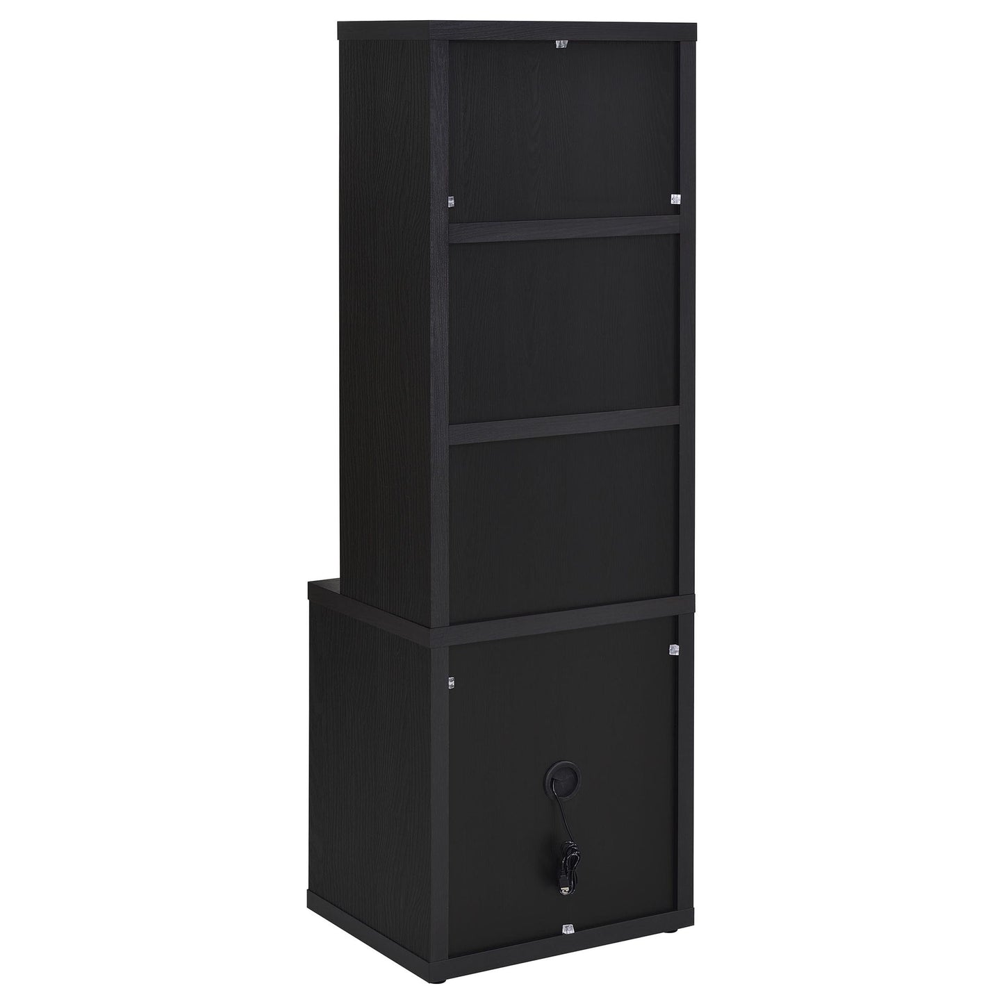 Geary - 3 Shelf Bookcase With USB Charging And Lockable Top Drawer