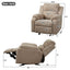 Upholstered Manual Recliner Chair With 3 Adjustable Backrest Positions