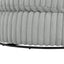 Mindy - Oversized Swivel Barrel Chair - Gray