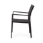 Baird - Outdoor Mesh And Aluminum Dining Chairs - Black