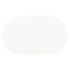 Oval Dining Table - White - Metal