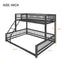 Bunk Bed With Ladder And Safety Guardrails