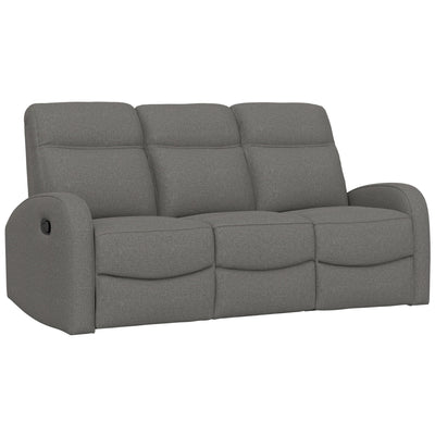 Manual Reclining Sofa With Dual Independent Recliners