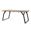 Zora - Dining Table Industrial & Iron Table - Black
