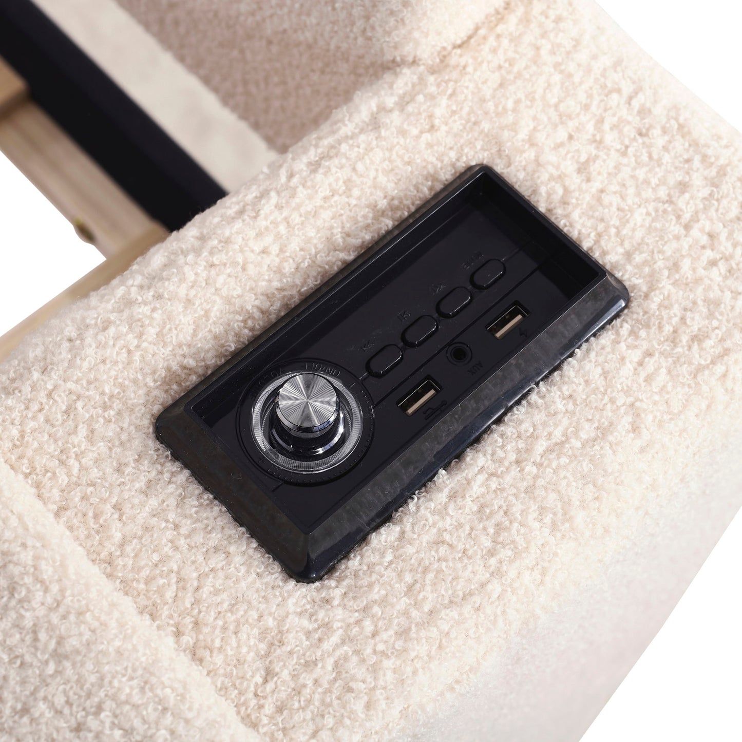 Upholstered Daybed With Storage Armrests, Trundle And Latest Integrated tooth Audio System
