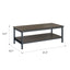Coffee Table - Brown - Solid Wood