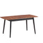 Lanae - Dining Table (Extension Bufferfly Leaf) - Natural / Black