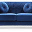 Stylish Sloped Arm Loveseat