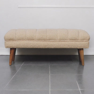 Puffer Bench - Beige