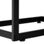 Accent Table, C - Shaped Contemporary Elegant Desig
