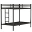 Adam - Twin Over Twin Bunk Bed - Black
