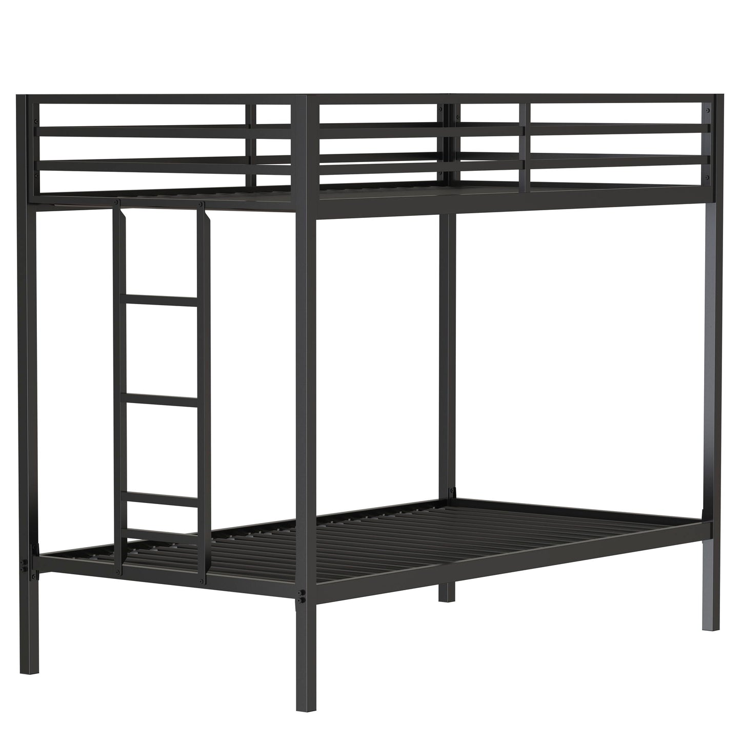 Adam - Twin Over Twin Bunk Bed - Black