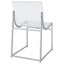 Uptown - 5 Piece Round Dining Set - Chrome