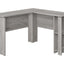 Computer Desk, Home Office, Corner, Storage Shelves, L Shape, Laptop, Contemporary & Modern