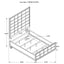 Drea - Panel Bed