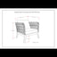 Santiago - Outdoor Conversation Chair - Slate Gray