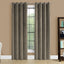 2 Pieces Set, Curtain Panel, Room Darkening, Grommet, Contemporary & Modern