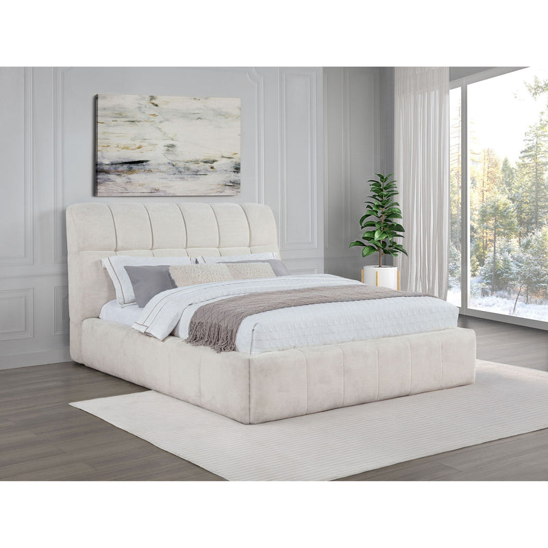 Branson - Platform Bed With Tufted Headboard