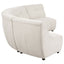 Oliver - 5 Piece Upholstered Sectional Sofa With Curved Silhouette - Ivory