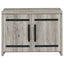 2 Door Accent Cabinet With Accents - Gray