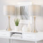 Lenuxe - Contemporary Semi Gloss Table Lamp (Set of 2)