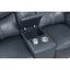 Stanwicke - 2 Piece Motion Reclining Sofa Set With Contrast Stitching - Blue