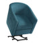Power Lift Recliner Barrel Shape Reclining Chair With Footrest And Side Pocket