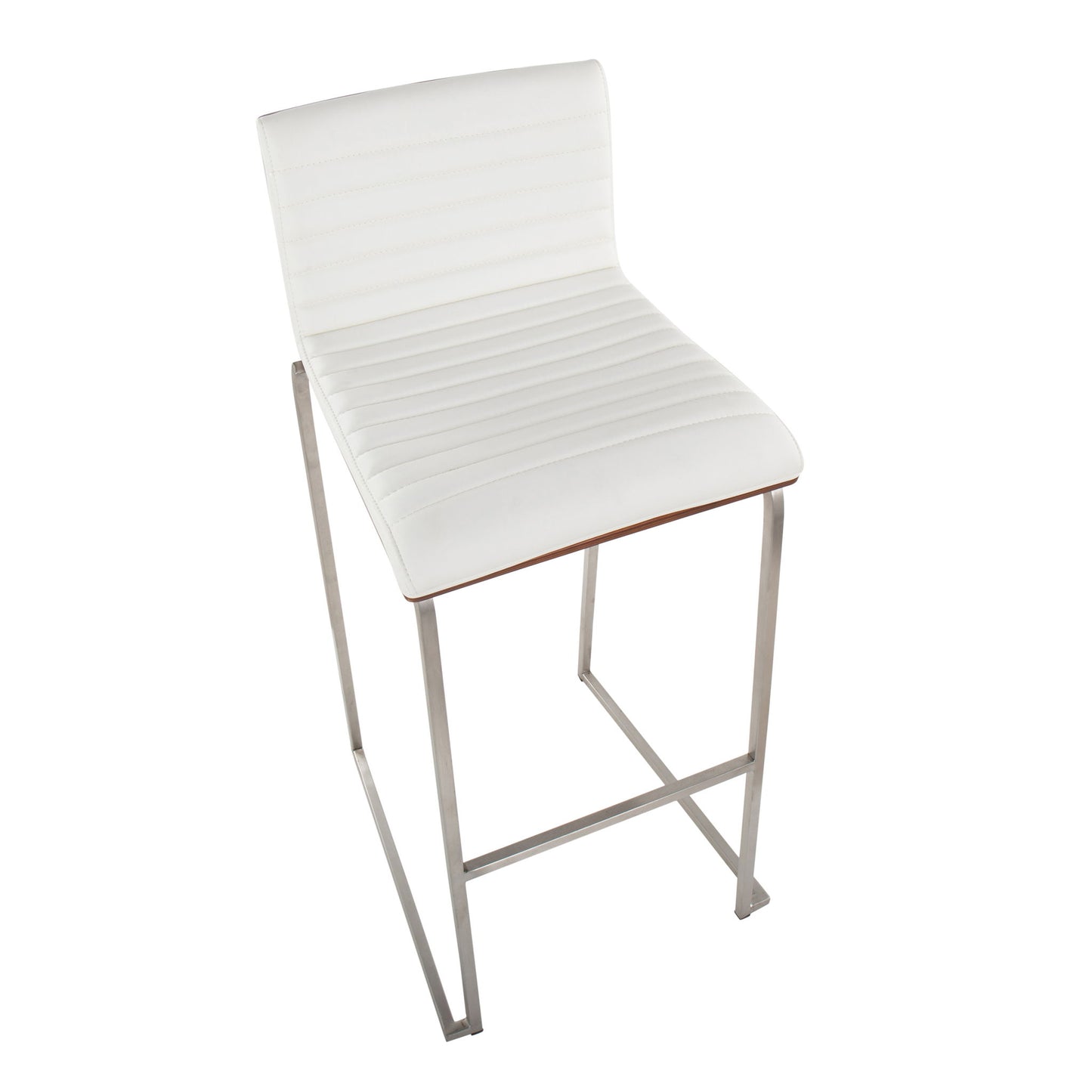 Mason Mara - Contemporary Fixed Height Barstool (Set of 2)