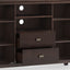 Artisan - Tall TV Media Stand - Dark Chestnut Brown