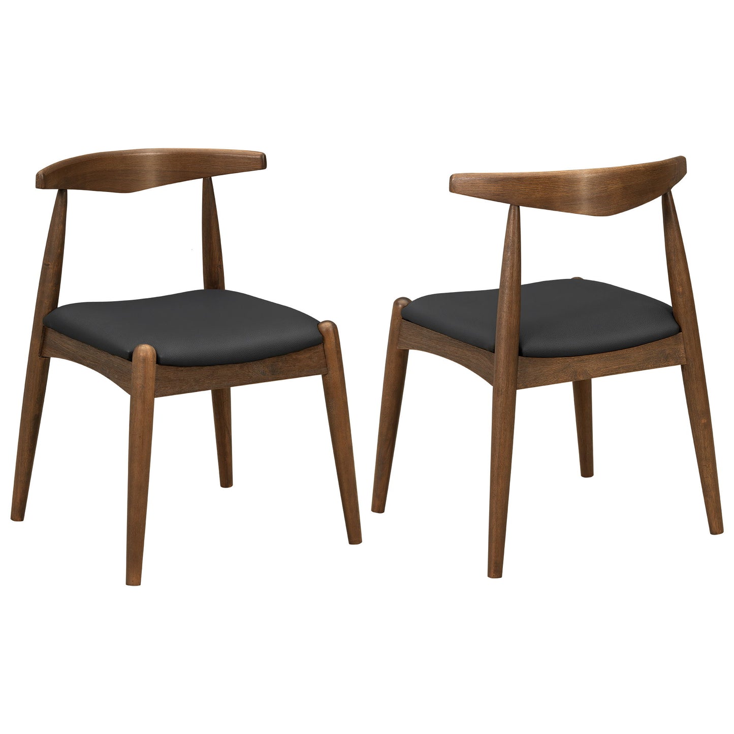 Dining Chairs With Ergonomic Backrest (Set of 2)