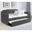 Pressley - Twin Daybed With Trundle - Charcoal