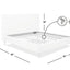 Stockholm - Modern Wavy Headboard Platform Bed
