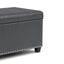 Amelia - Transitional Storage Ottoman Bench