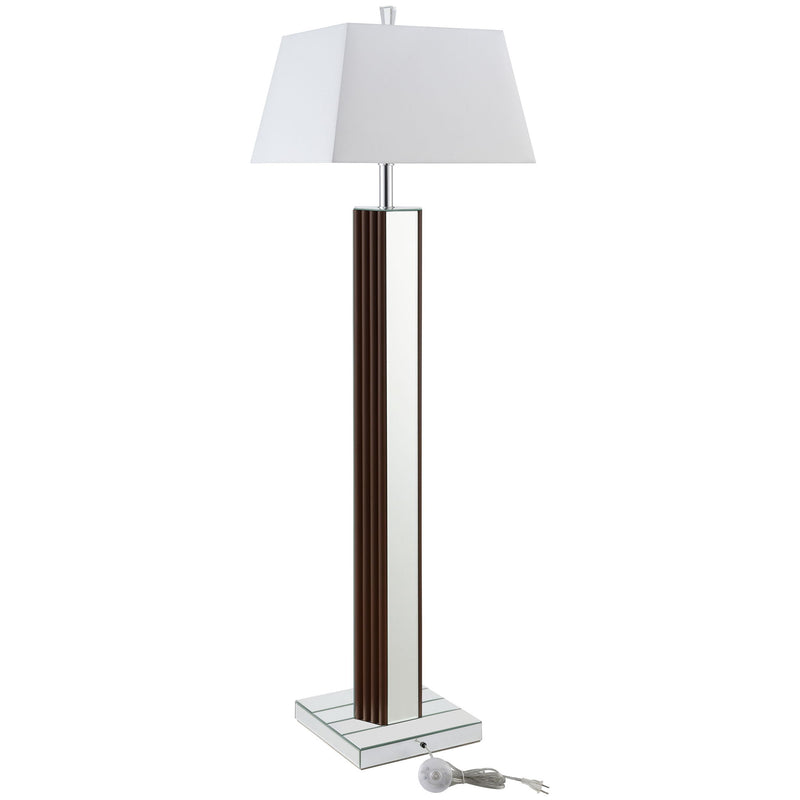 Echolls - Lamp With Scalloped Accents And Mirror Detail