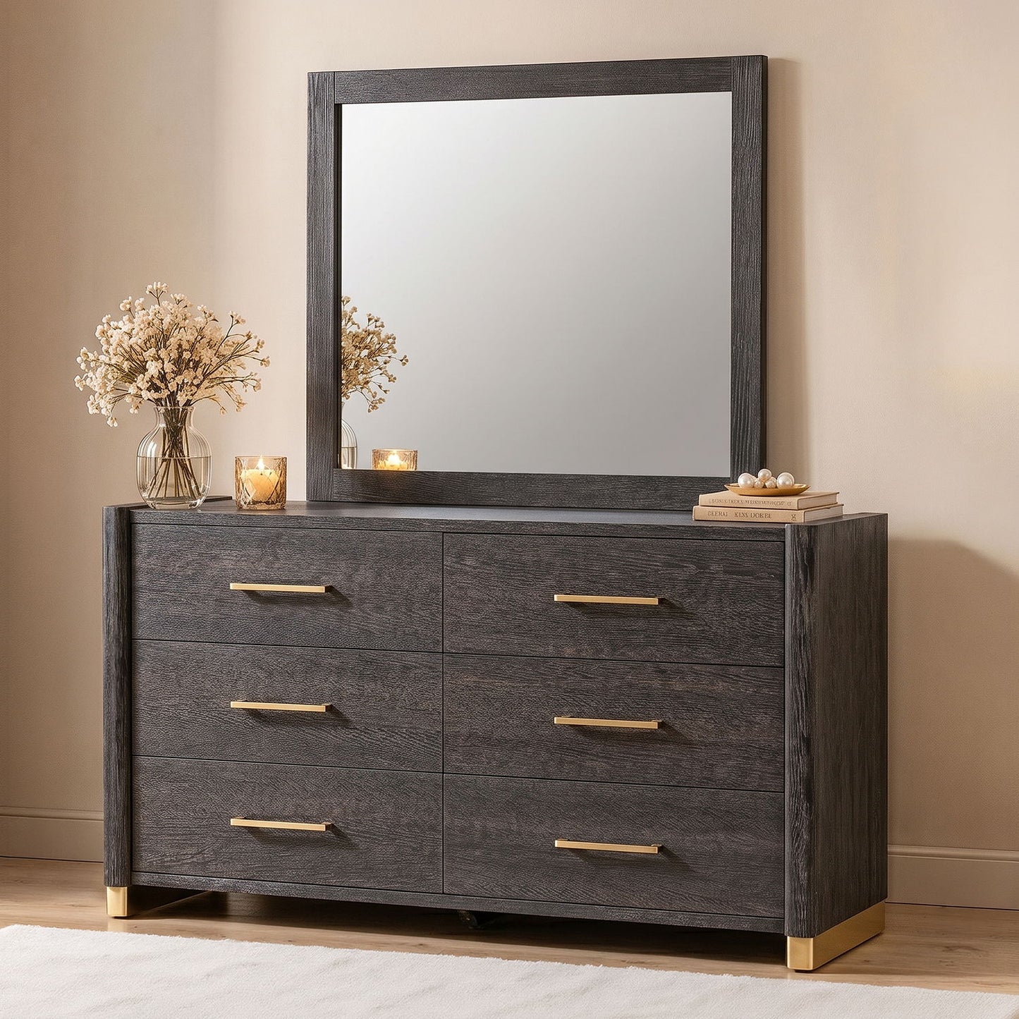 Clifton - 6 Drawer Dresser (Mirror Not Included) - Espresso