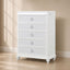 Abigale - 5 Drawer Chest With LED Lighting - White