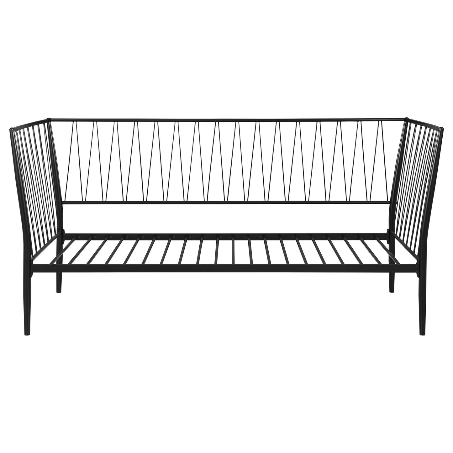 Vertigo - Twin Daybed With Slatted Support - Matte Black
