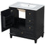 Freestanding Bathroom Vanity With Sink, Soft Close Door, 3 Drawers