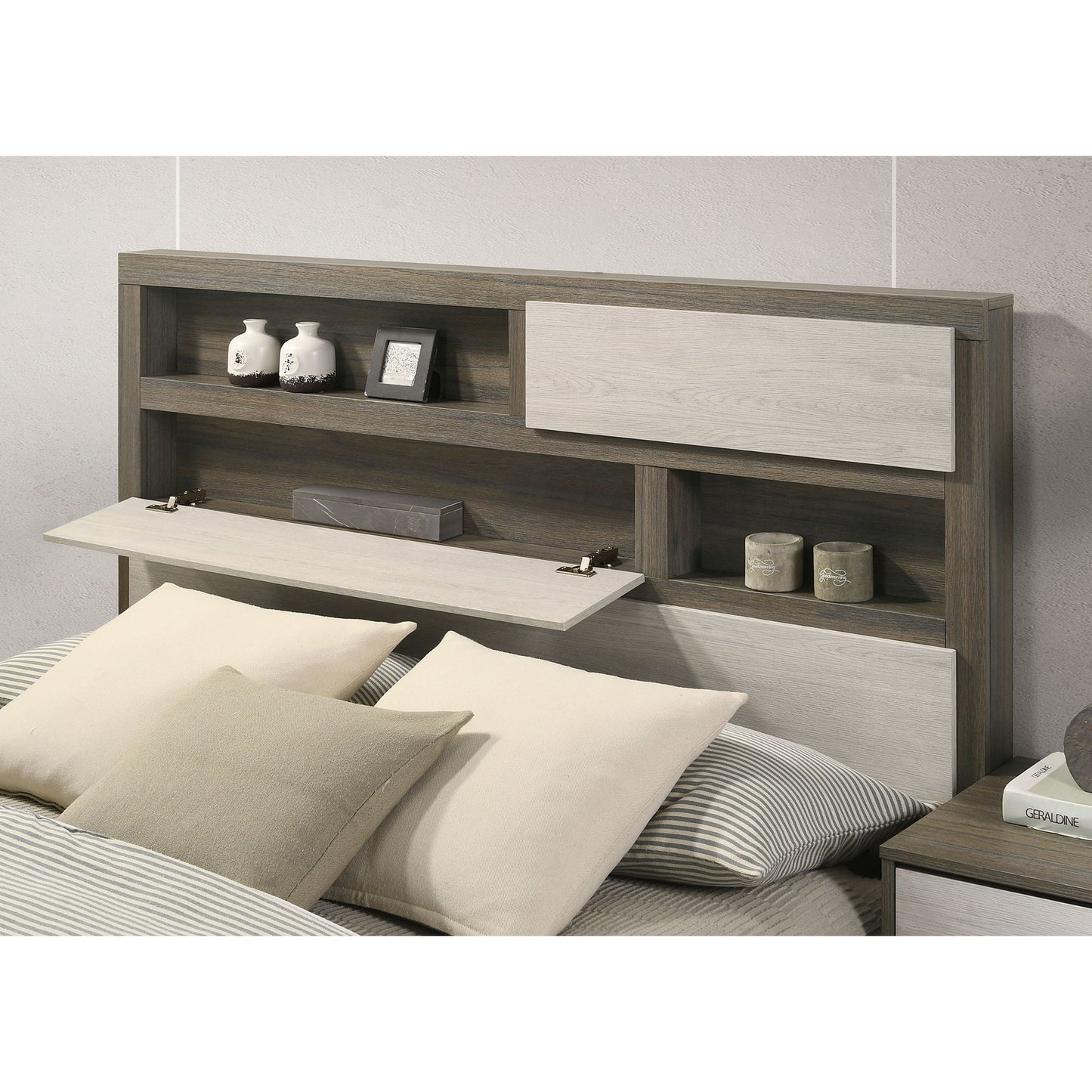 Edmondson - Bookcase Headboard Bed