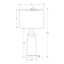 Lighting, Table Lamp, Resin, Contemporary - Black / Cream