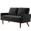 Loveseat Sofa, European Style With Sleek Design, Modern & Vintage Flair, Upholstered 2 Seater Couch