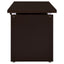Ulloa - L Shaped Office Desk With Slide Out Keyboard Tray And Storage Drawers - Cappuccino