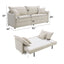 Elisea - Sleeper Sectional Sofa With 2 Toss Pillows - Beige
